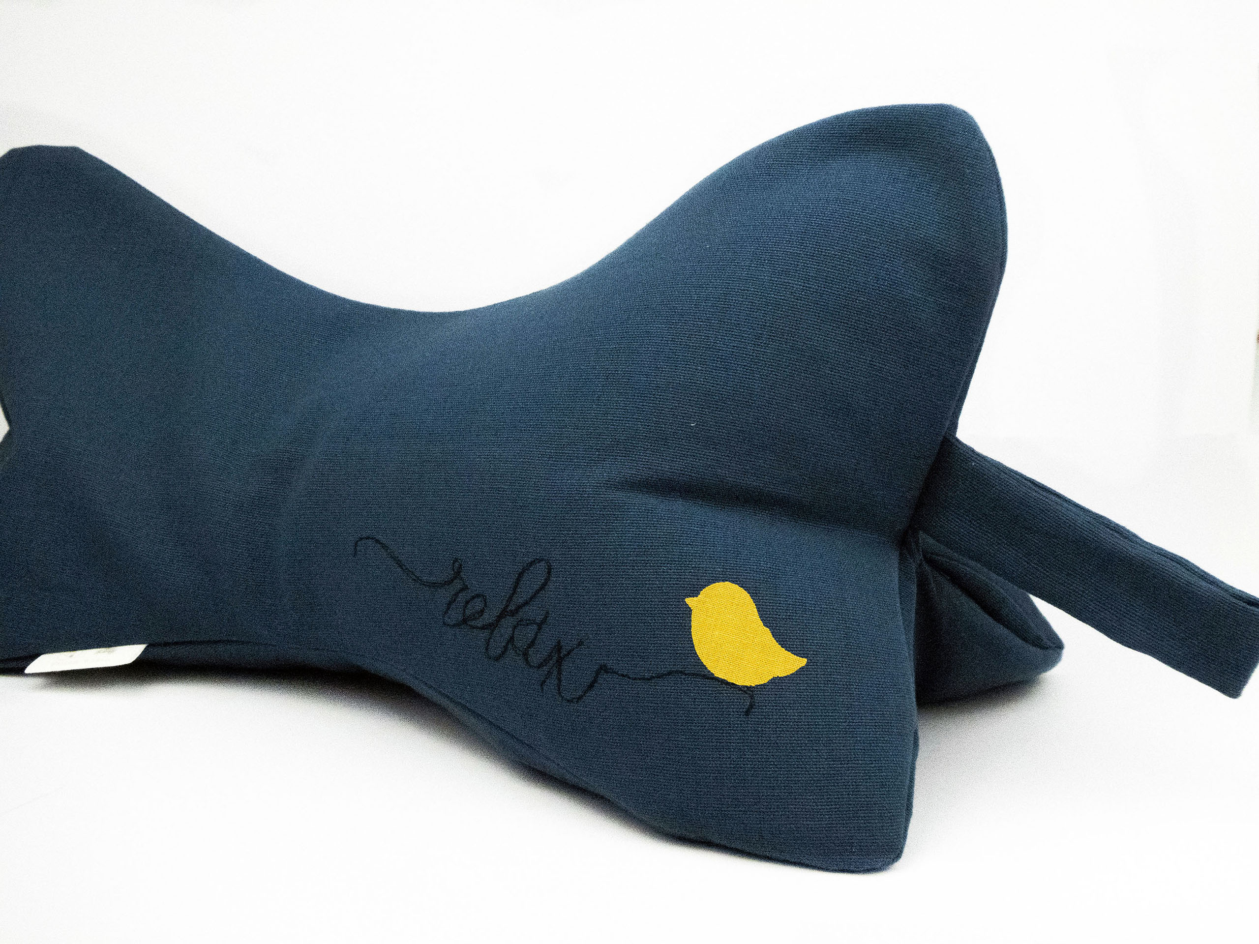 Natural Filled Neck Pillow For Car Yellow Robin Store