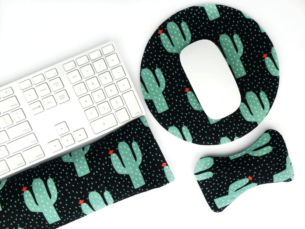 Buckwheat Hulls Ergonomic Wrist Rests for Keyboard & Mouse