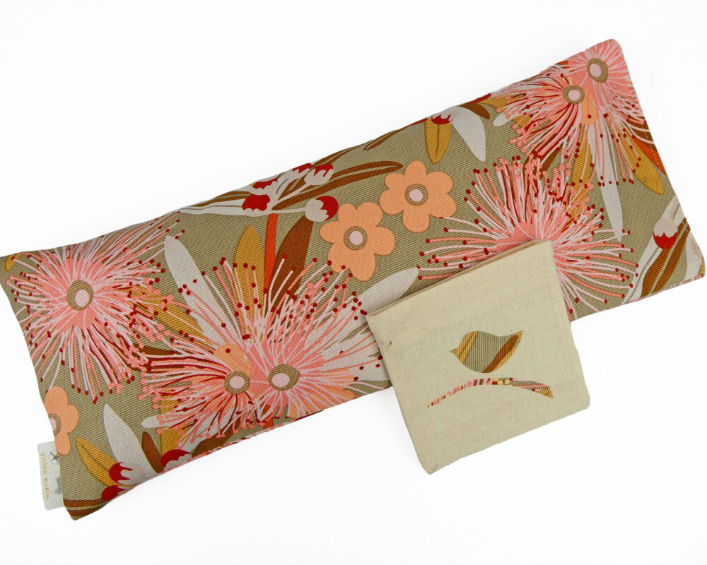 Pink Sunshine: Natural Filled Back And Neck Support Pillow