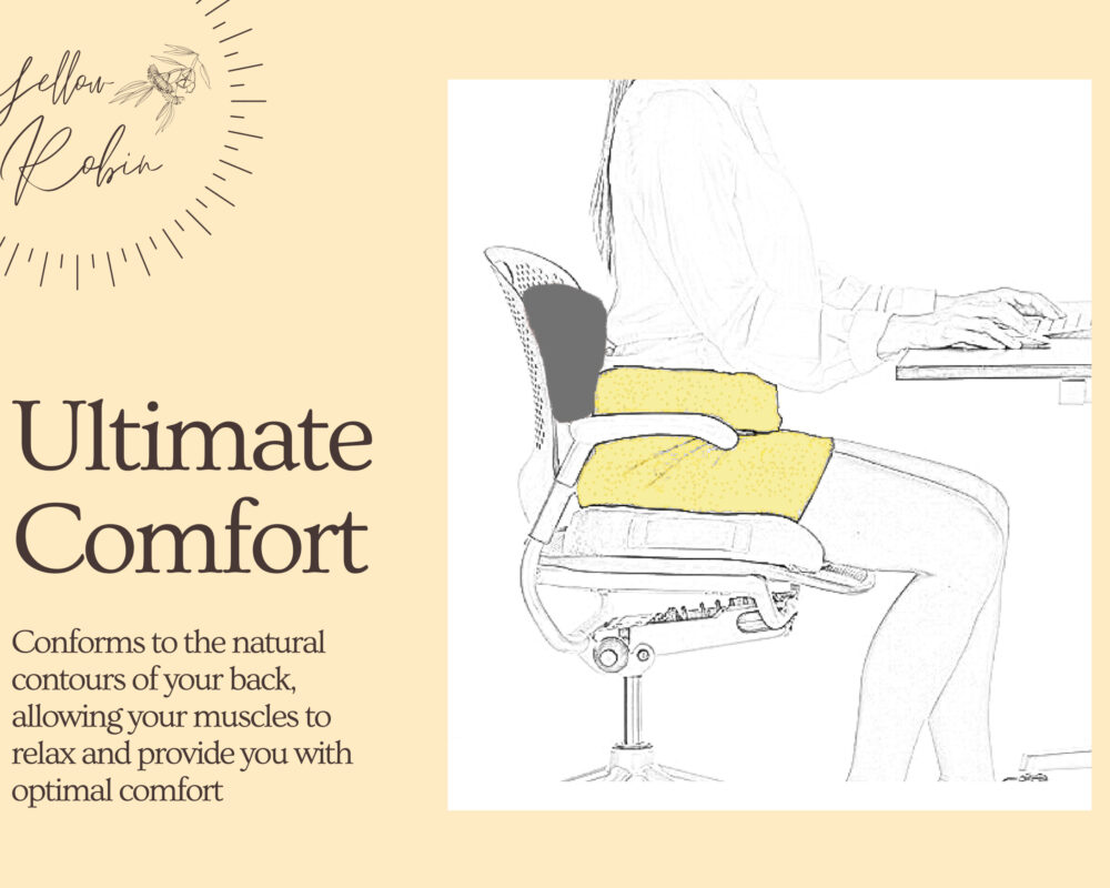 Endeavour: Natural Filled Back And Neck Support Pillow