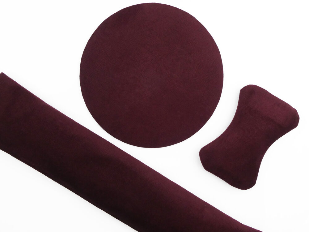 Ergonomic Wrist Rests Burgundy Rose