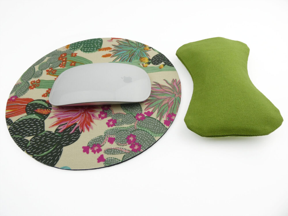 Light Green: Natural Filled Ergonomic Wrist Rests for Keyboard & Mouse - Image 3