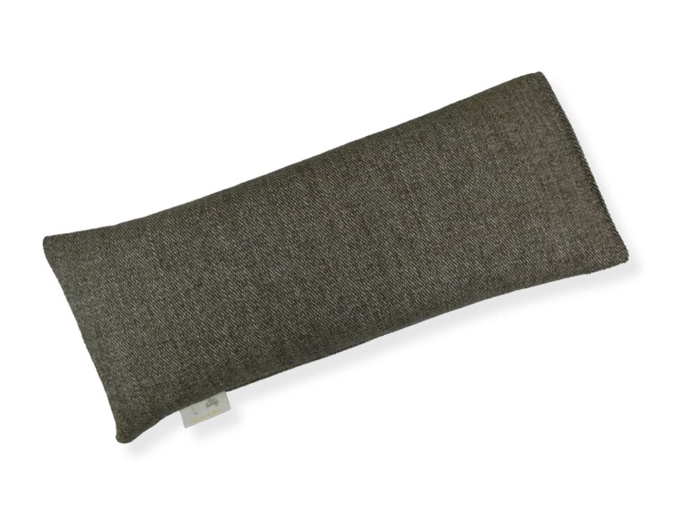 Brown: Natural Filled Back And Neck Support Pillow - Image 3