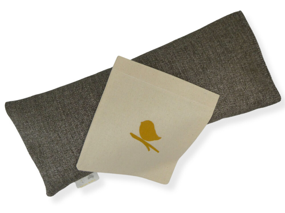 Brown: Natural Filled Back And Neck Support Pillow