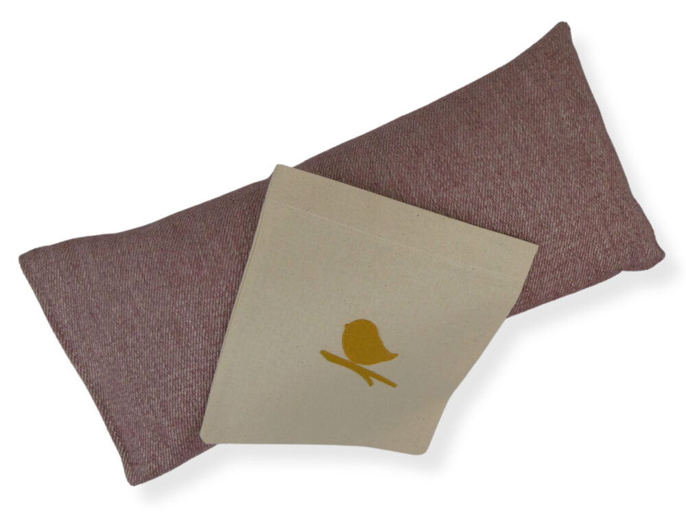 Pink: Natural Filled Back And Neck Support Pillow